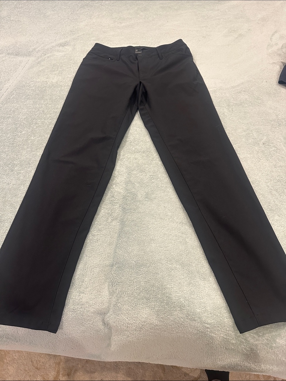 Black Straight Leg Dress Pants